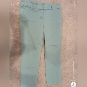 Talbot Seaglass Green Pants 12 Daily Ankle